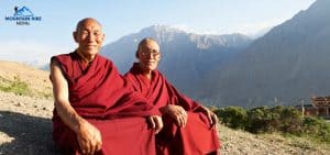 Buddhist Monks in Tibet
