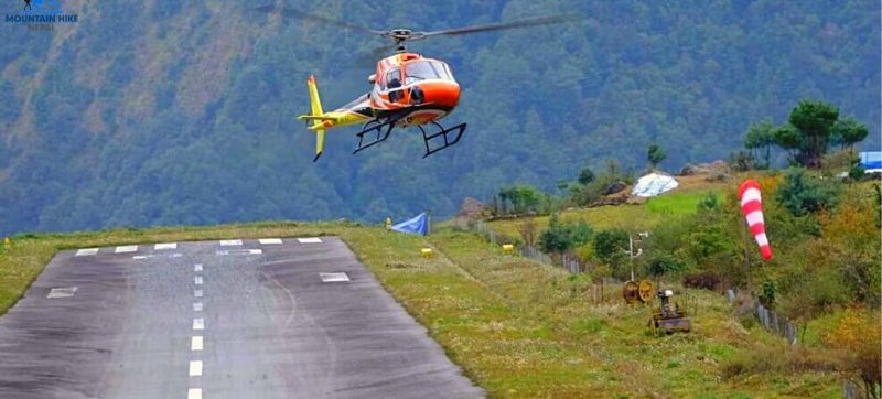 Kathmandu to Lukla helicopter flight