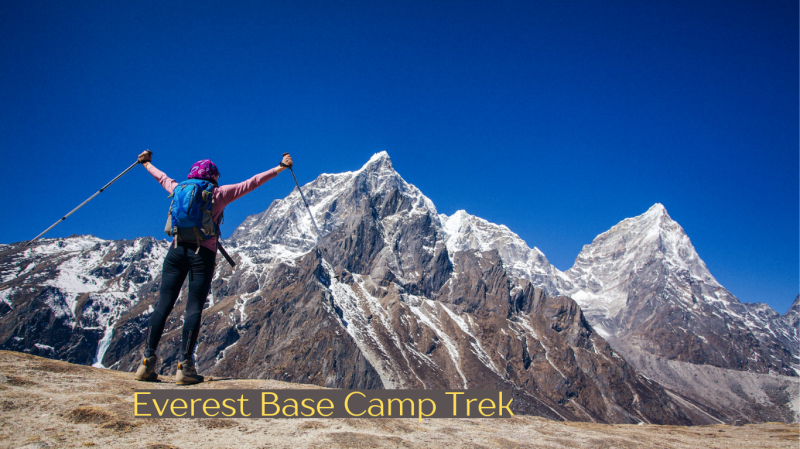 Mountain hike nepal everest base camp trek