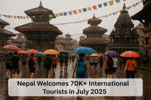 Nepal Welcomes 70K+ International Tourists in July 2025