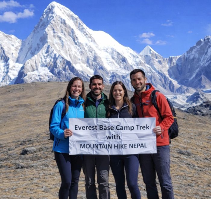 Everest Base Camp Trek route through the Khumbu region of Nepal