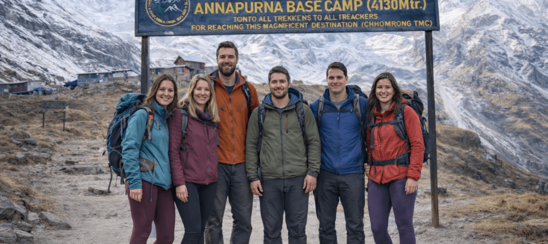 Nepal tourism 2025 showing international visitors exploring Himalayan landscapes