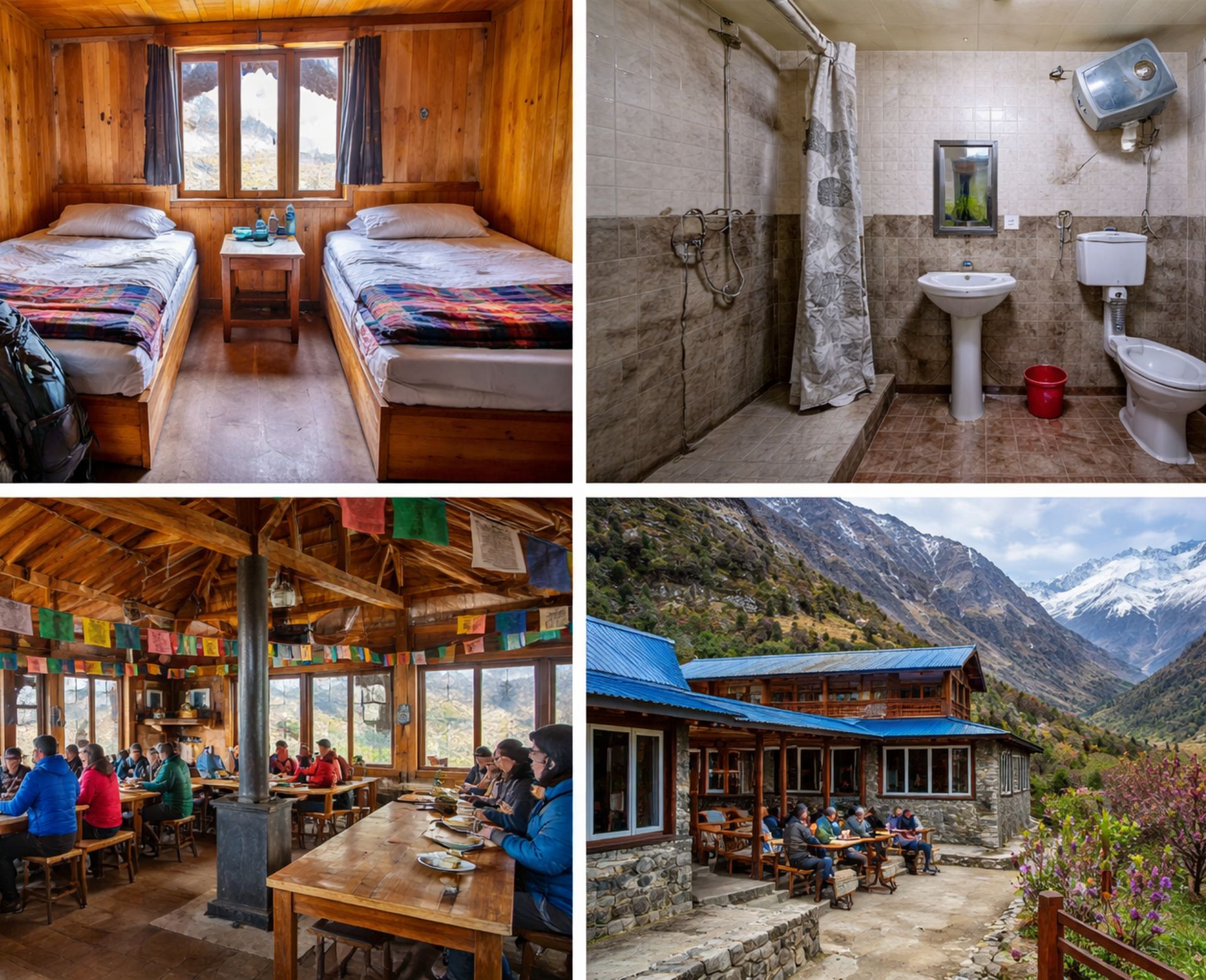 trekking in Nepal accommodation and facilities in teahouse lodges