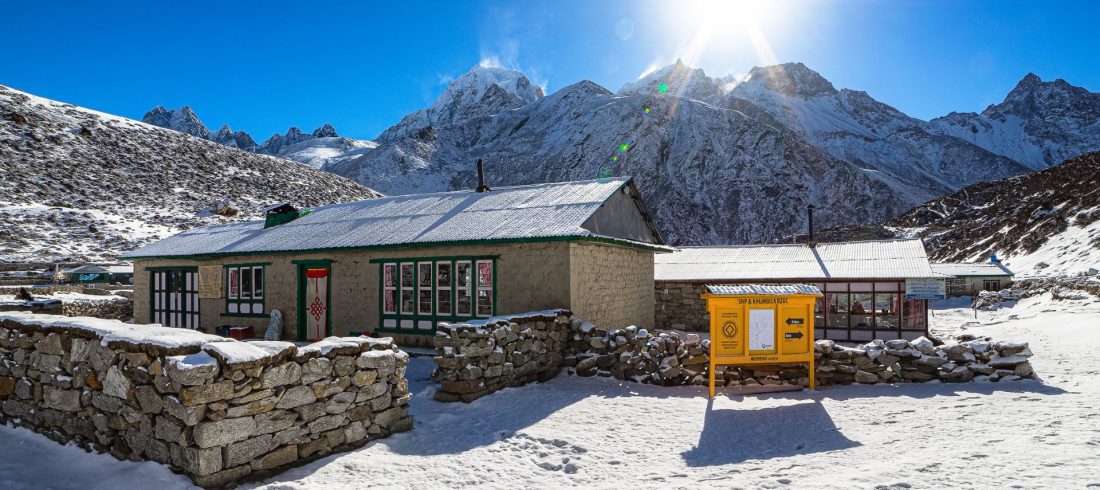 Typical Everest Base Camp Trek accommodation featuring mountain teahouses and lodges used by trekkers in the Everest region of Nepal.