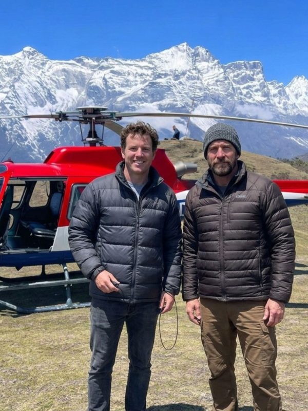 Everest Base Camp Helicopter Tour landing at Kala Patthar with Mount Everest backdrop