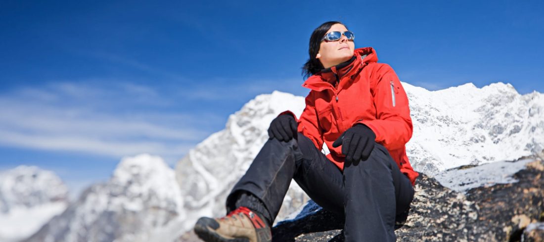 Everest Base Camp trek in Nepal Himalayas with mountain views and trekking experience