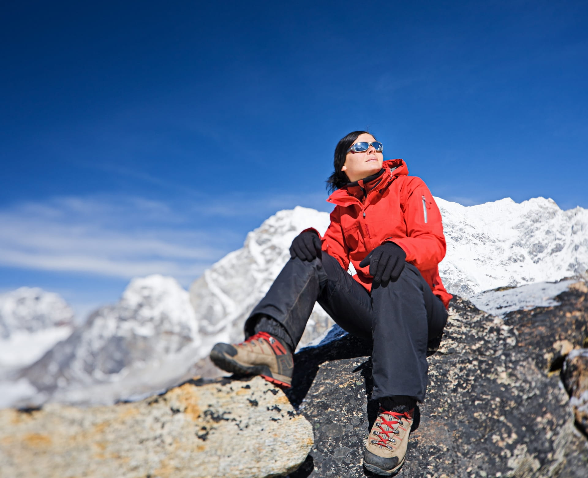 Everest Base Camp trek in Nepal Himalayas with mountain views and trekking experience