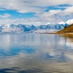 Lake Mansarovar visited during the Kailash Mansarovar Yatra permit pilgrimage in Tibet