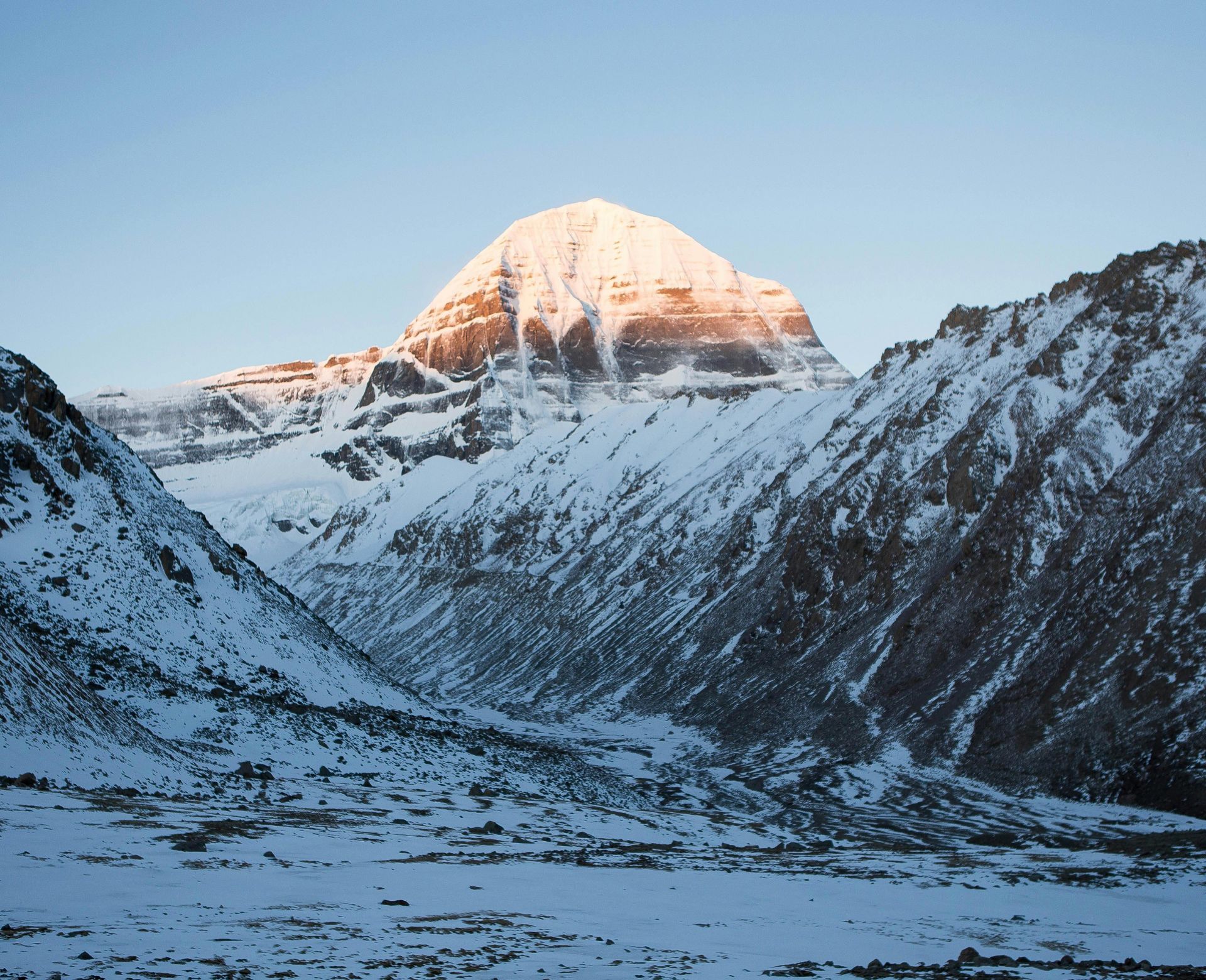 Mount Kailash in western Tibet, the sacred mountain of the Himalayas