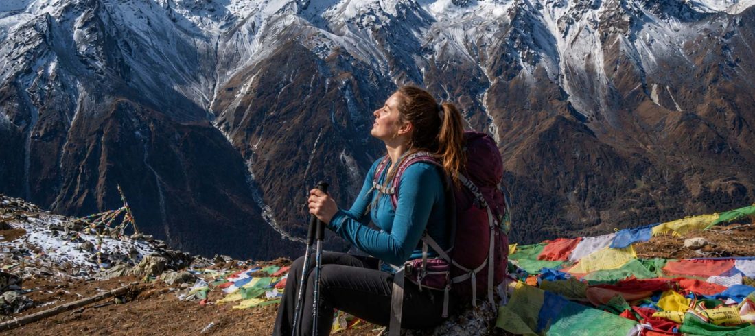 langtang-valley-trek-difficulty-female-trekker