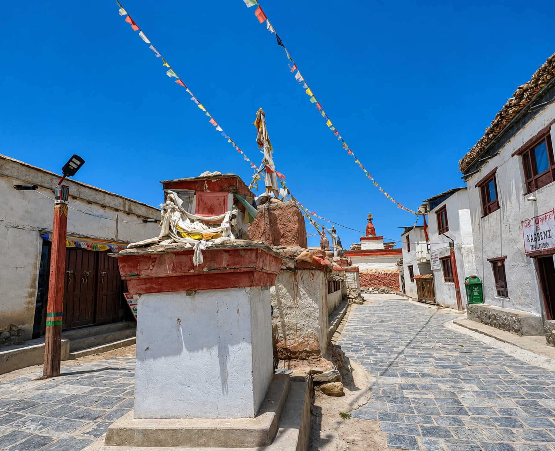 Upper Mustang Overland Tour – Explore Historic Kagbeni Village Traditional Kagbeni village on the Upper Mustang Overland Tour in Nepal