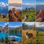 Nepal Beyond Everest showcasing hidden Himalayan destinations, alpine lakes, tea gardens, wildlife, rhododendron forests, and mountain landscapes