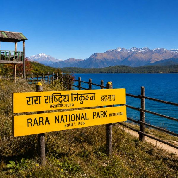 4WD jeep tour to Rara Lake with crystal-clear blue water and Himalayan scenery in Nepal