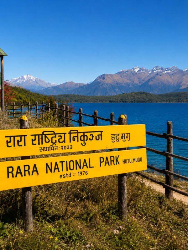 4WD jeep tour to Rara Lake with crystal-clear blue water and Himalayan scenery in Nepal