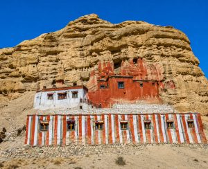 Upper Mustang Overland Tour – Garphu Monastery Garphu Monastery on the Upper Mustang Overland Tour in Nepal