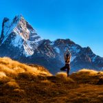 Why Trek Mardi Himal – a Mountain Hike Nepal trekker enjoying breathtaking views of the Annapurna mountain range.