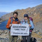 Gosaikunda Lake Trek with trekkers near Gosaikunda Lake