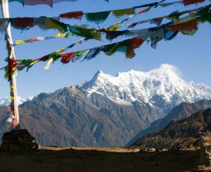 Tamang Heritage Trail Mountain View Mountain view from the Tamang Heritage Trail with prayer flags