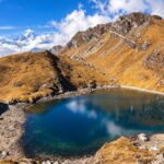 Khayer Lake, a high alpine lake reached on the optional Day 10 side trip from Khopra Ridge